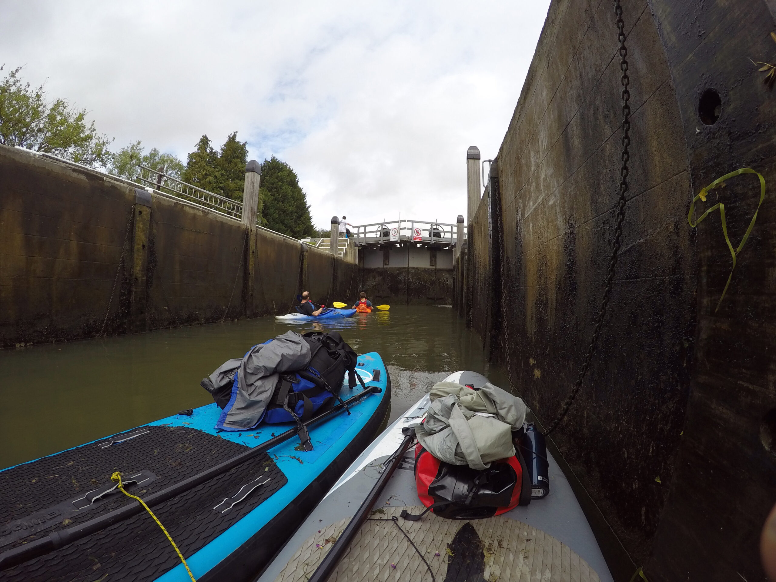 Inside the first lock was pretty daunting.